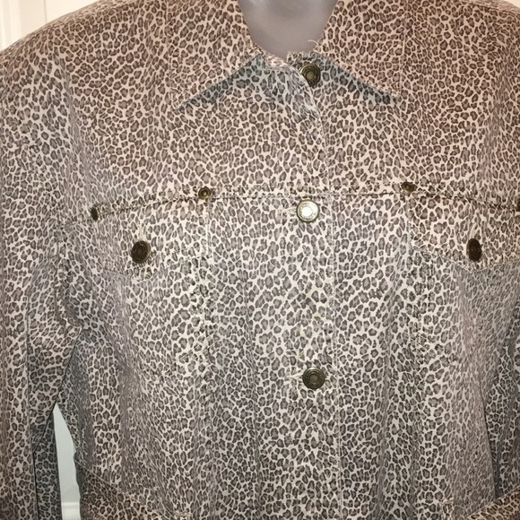 Liz Claiborne lizwear cheetah jacket - Picture 2 of 6